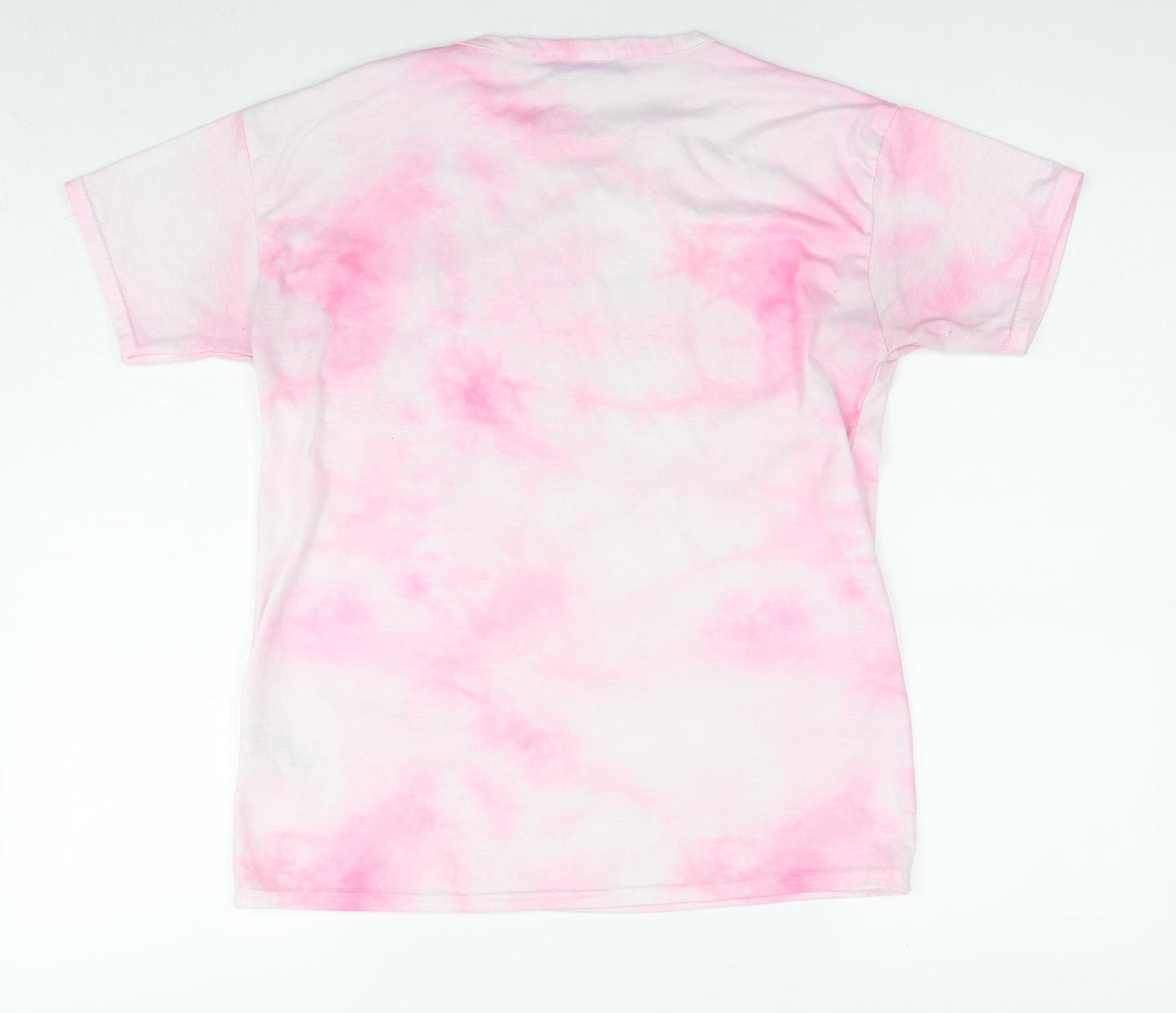 New Girl Order Womens Pink Polyester Basic T-Shirt Size 8 Round Neck - Logo