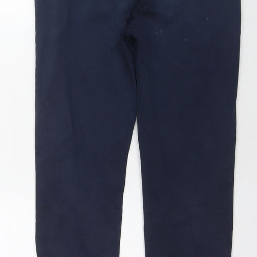 J Brand Womens Blue Cotton Trousers Size 27 L26 in Regular Zip