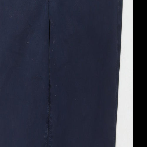 J Brand Womens Blue Cotton Trousers Size 27 L26 in Regular Zip