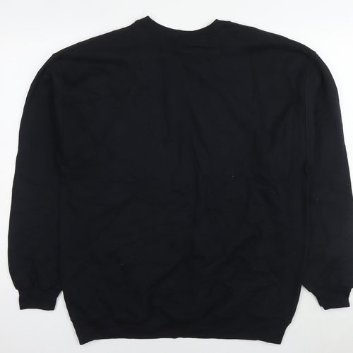 Outfit Womens Black Polyester Pullover Sweatshirt Size L Pullover - Proud to be me