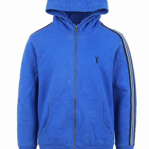NEXT Boys Blue Cotton Full Zip Hoodie Size 8 Years Zip