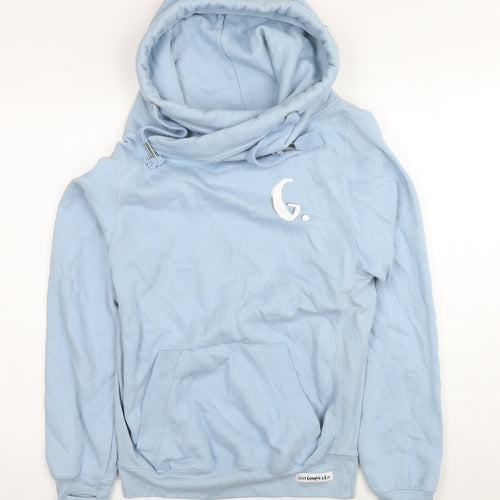 Just Coops & Lu Womens Blue Cotton Pullover Hoodie Size S Pullover - G
