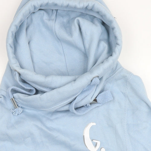 Just Coops & Lu Womens Blue Cotton Pullover Hoodie Size S Pullover - G