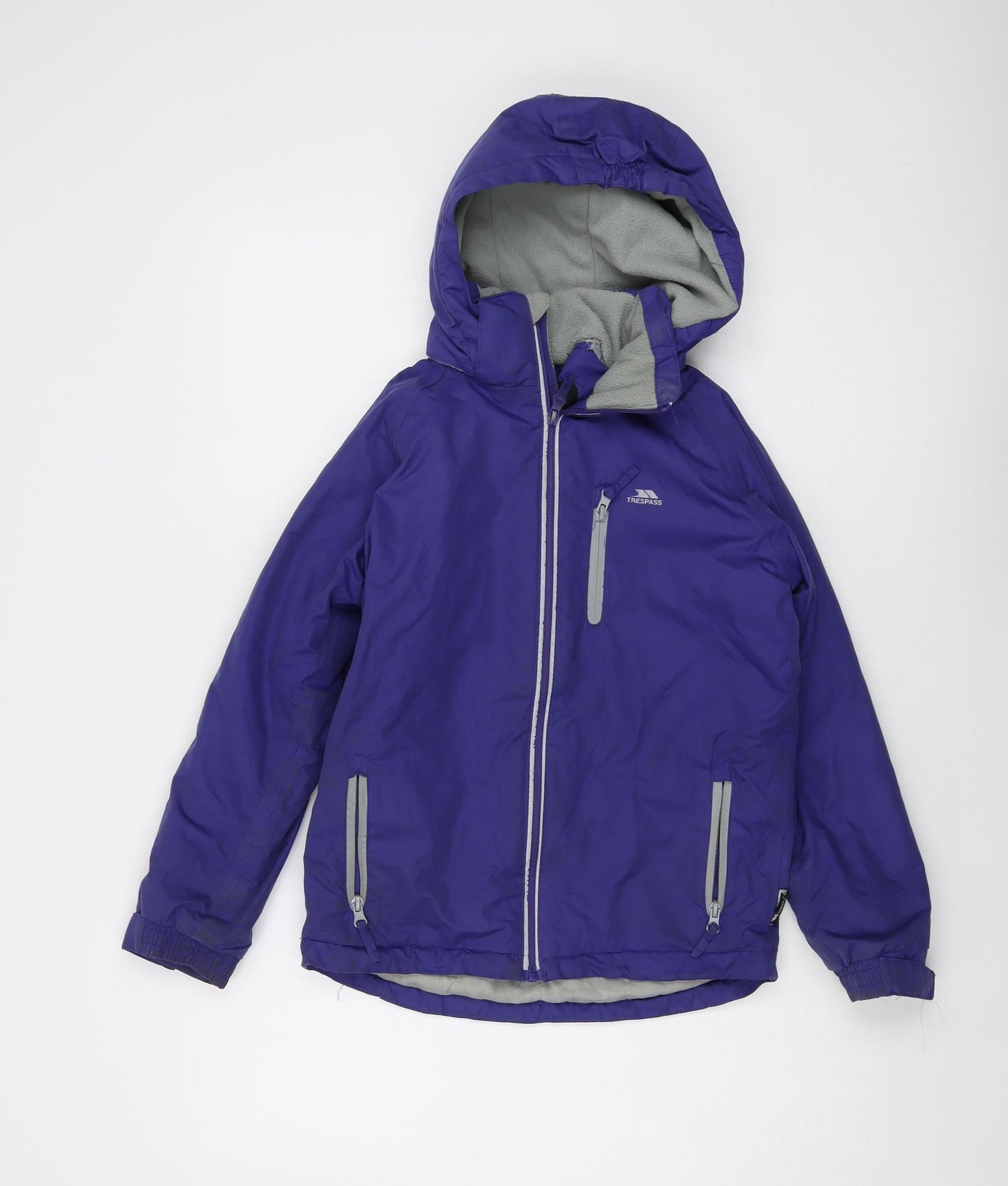 Trespass Boys Purple Jacket Size 7-8 Years Zip