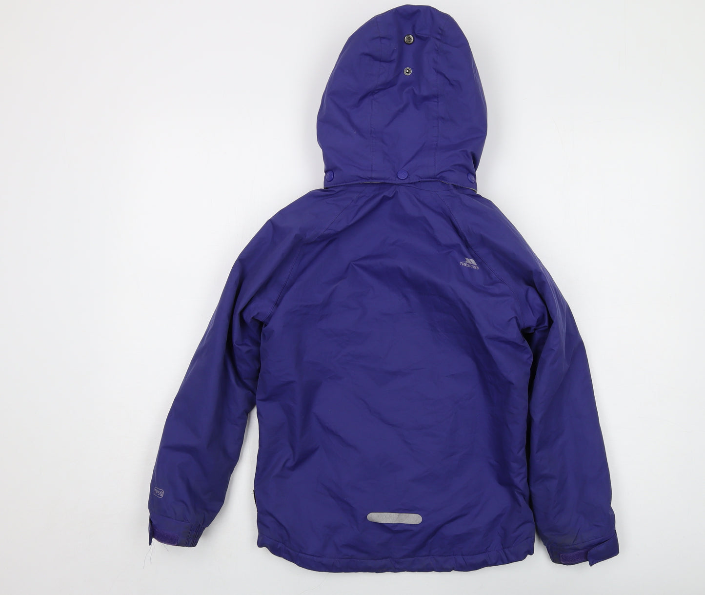 Trespass Boys Purple Jacket Size 7-8 Years Zip