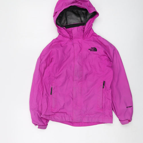 The North Face Girls Pink Jacket Size 7-8 Years Zip