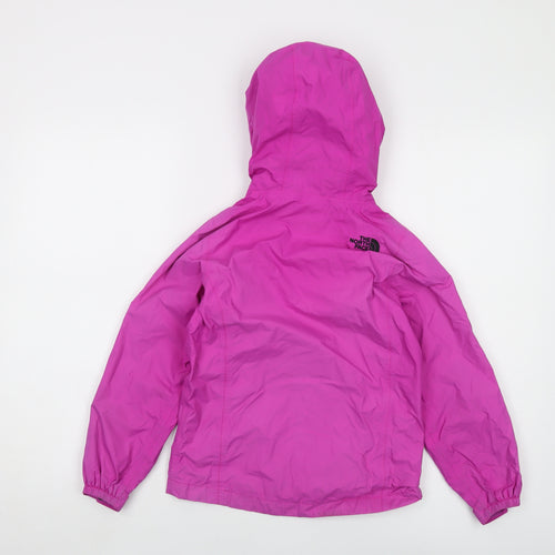 The North Face Girls Pink Jacket Size 7-8 Years Zip