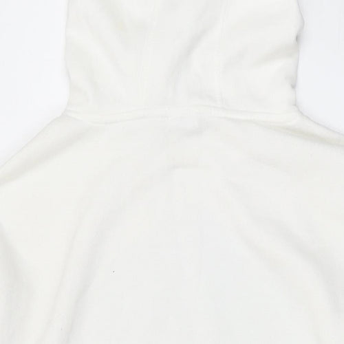 Disney Womens Ivory Cotton Pullover Hoodie Size 14 Pullover - Stitch