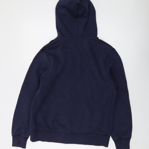 Nike Boys Blue Cotton Full Zip Hoodie Size 13-14 Years Zip