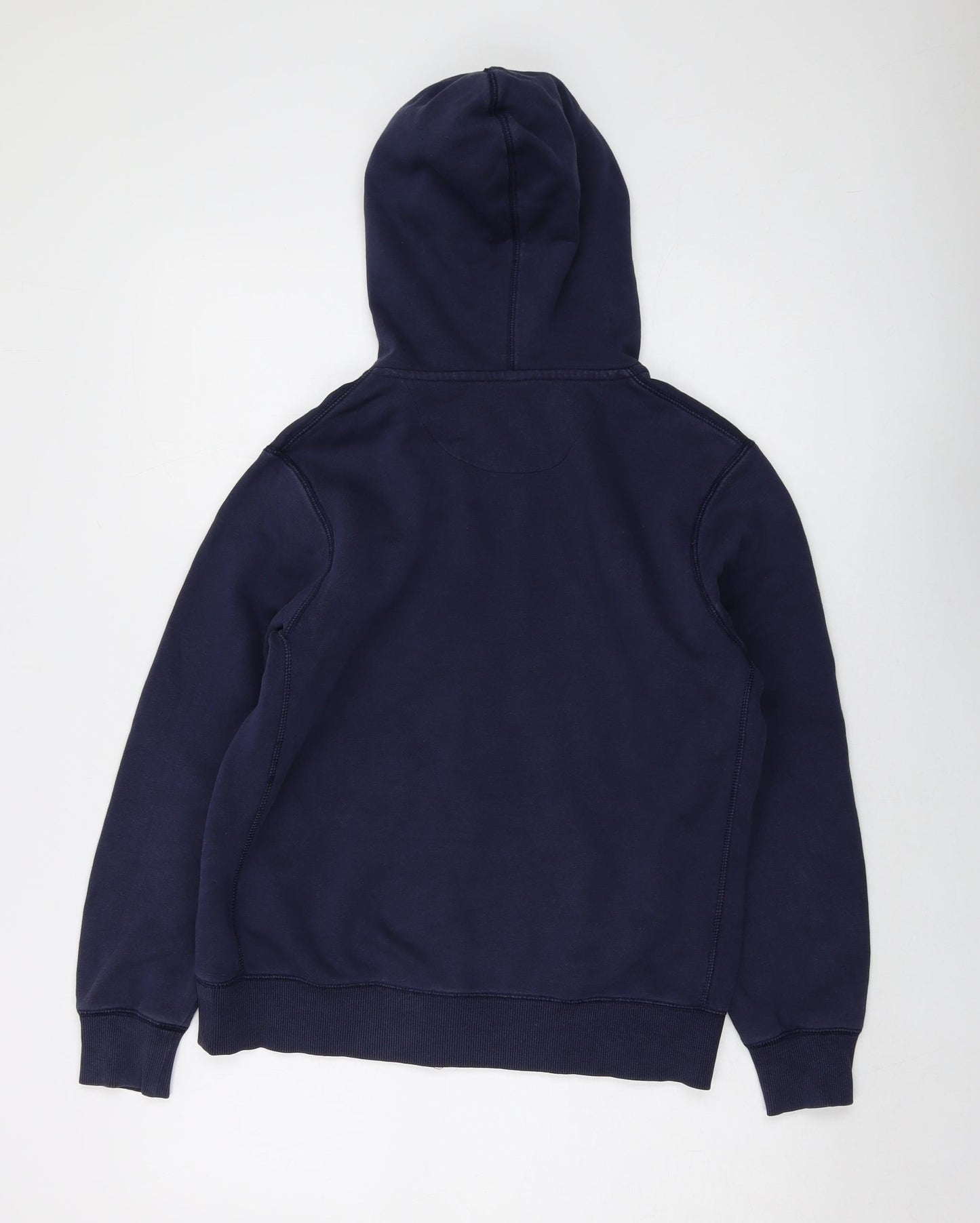 Nike Boys Blue Cotton Full Zip Hoodie Size 13-14 Years Zip