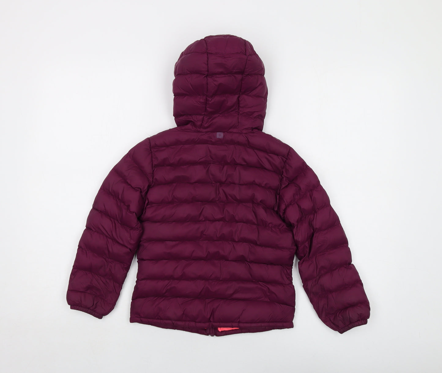 Mountain Warehouse Girls Purple Puffer Jacket Jacket Size 5-6 Years Zip