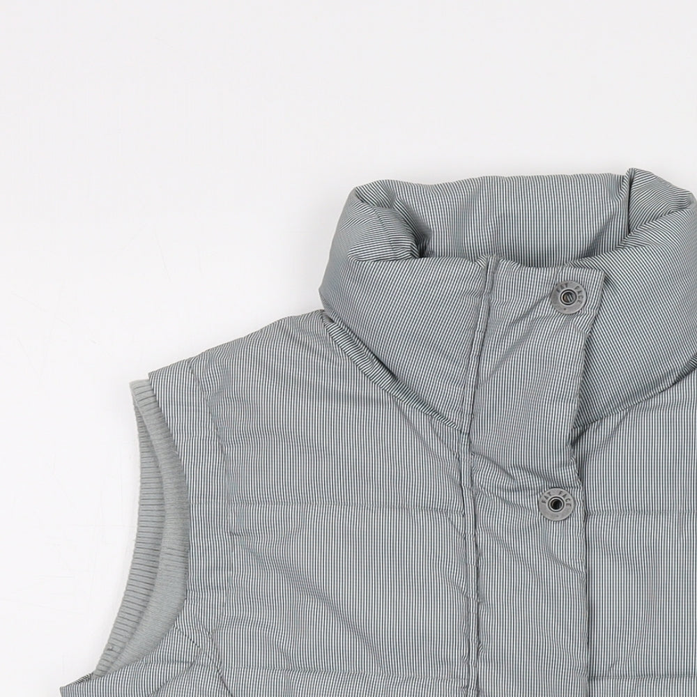 Fat Face Womens Grey Gilet Waistcoat Size 10 Zip