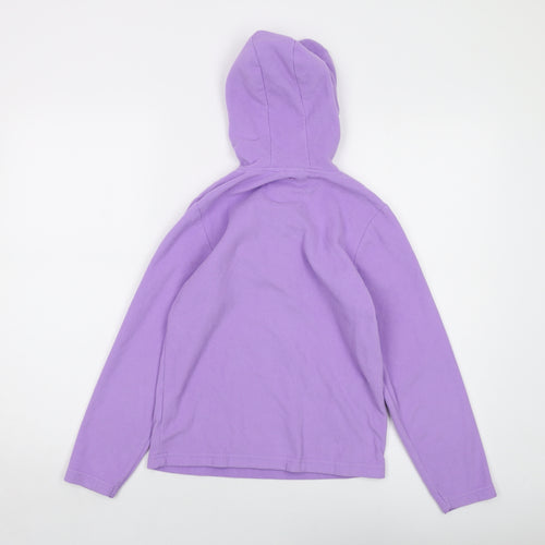 Mountain Warehouse Girls Purple Polyester Pullover Hoodie Size 11-12 Years Zip