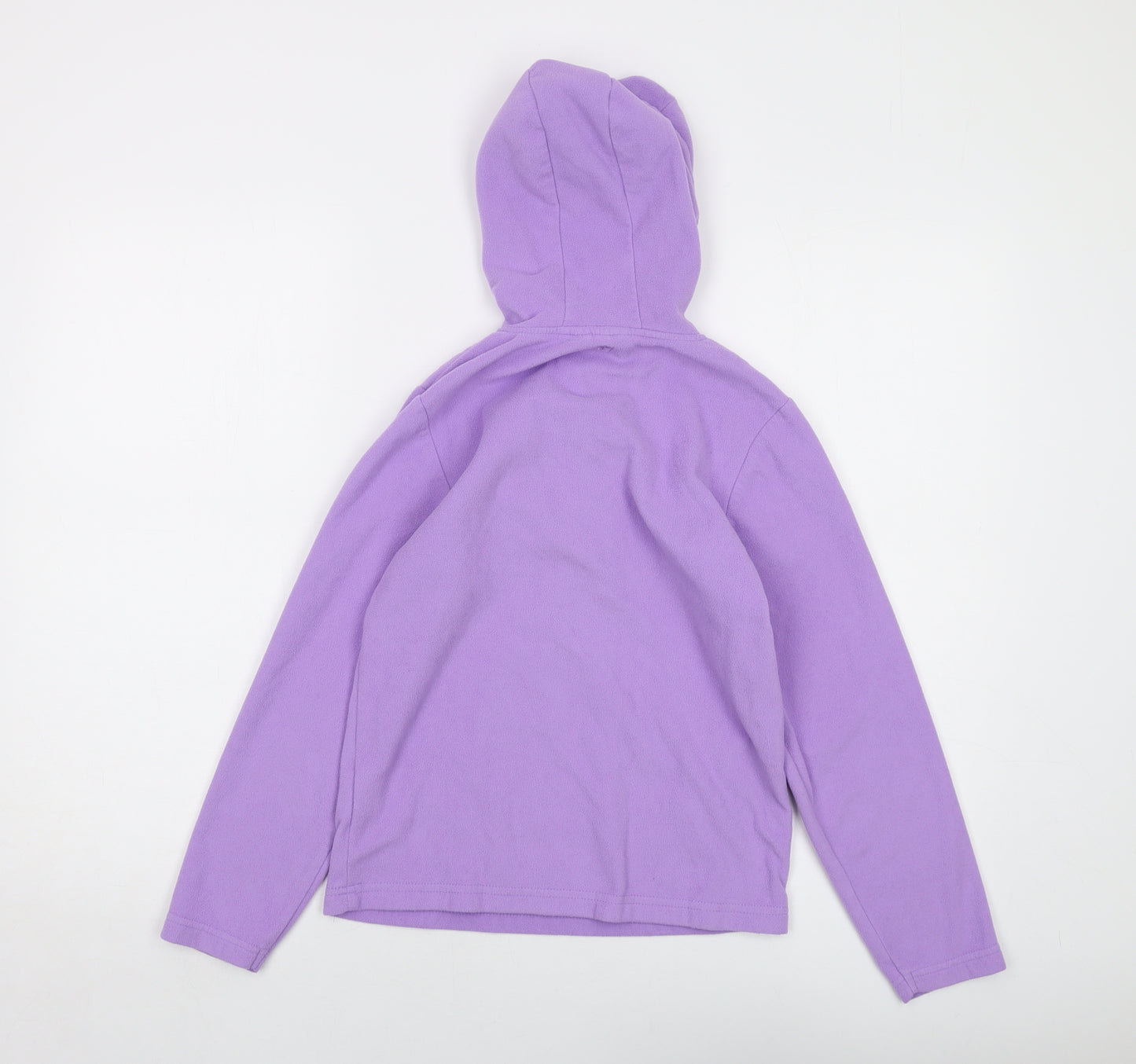 Mountain Warehouse Girls Purple Polyester Pullover Hoodie Size 11-12 Years Zip