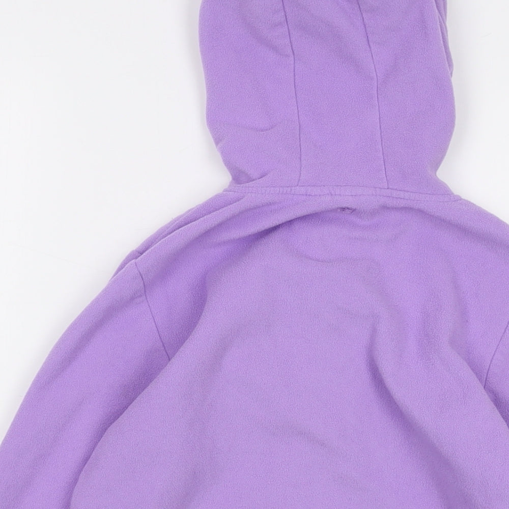 Mountain Warehouse Girls Purple Polyester Pullover Hoodie Size 11-12 Years Zip