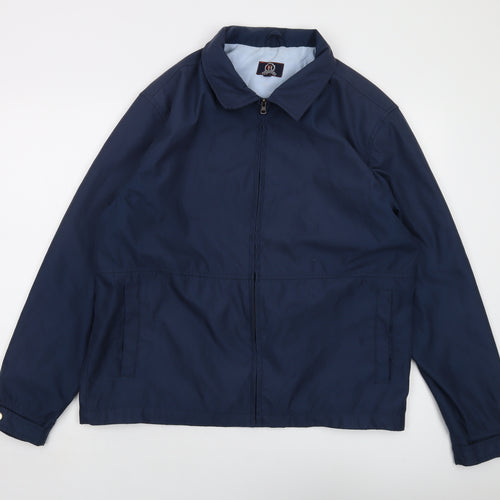 Huston Harbour Mens Blue Jacket Size L Zip