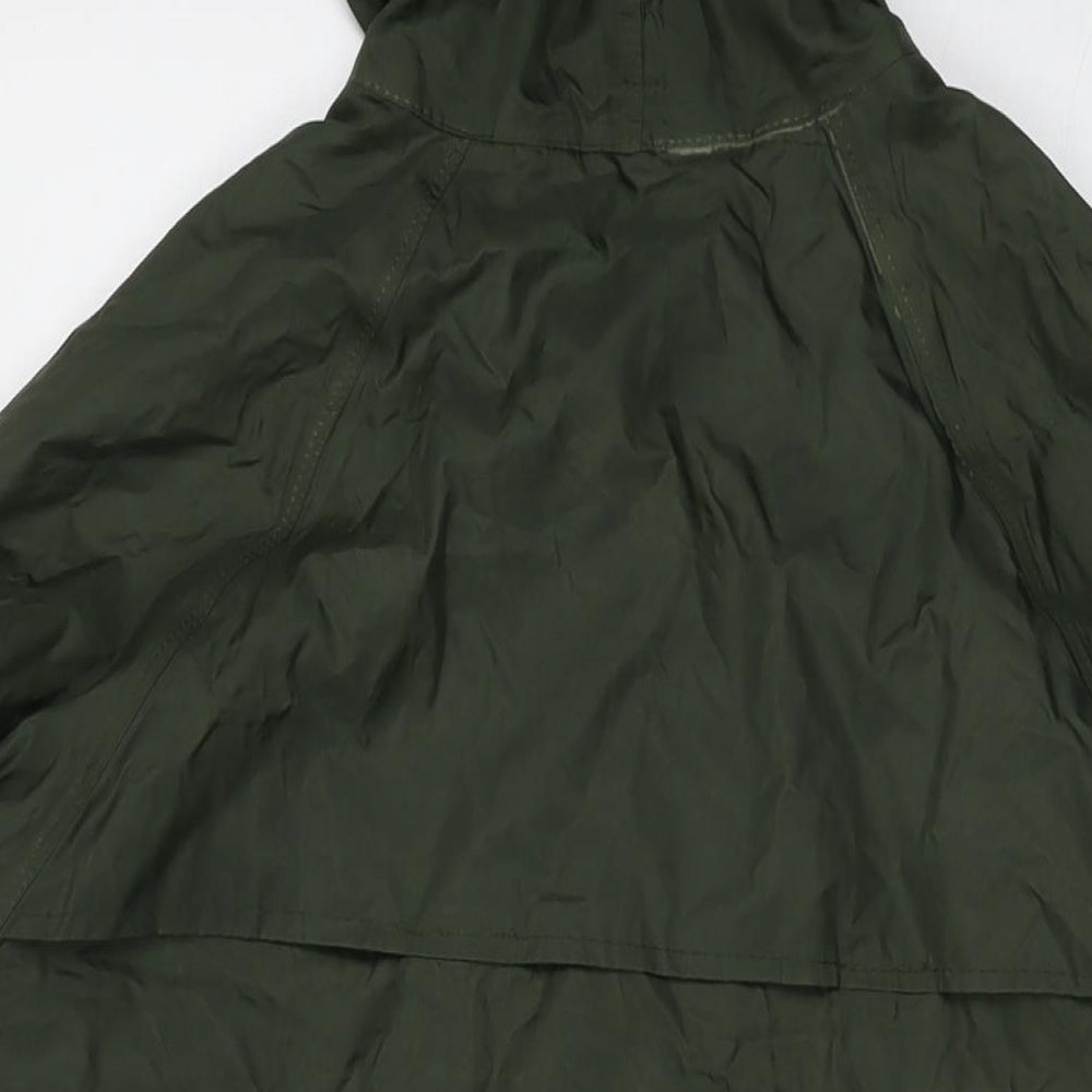 Regatta Mens Green Rain Coat Coat Size L Zip