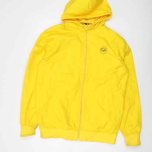 Pele Mens Yellow Jacket Size M Zip