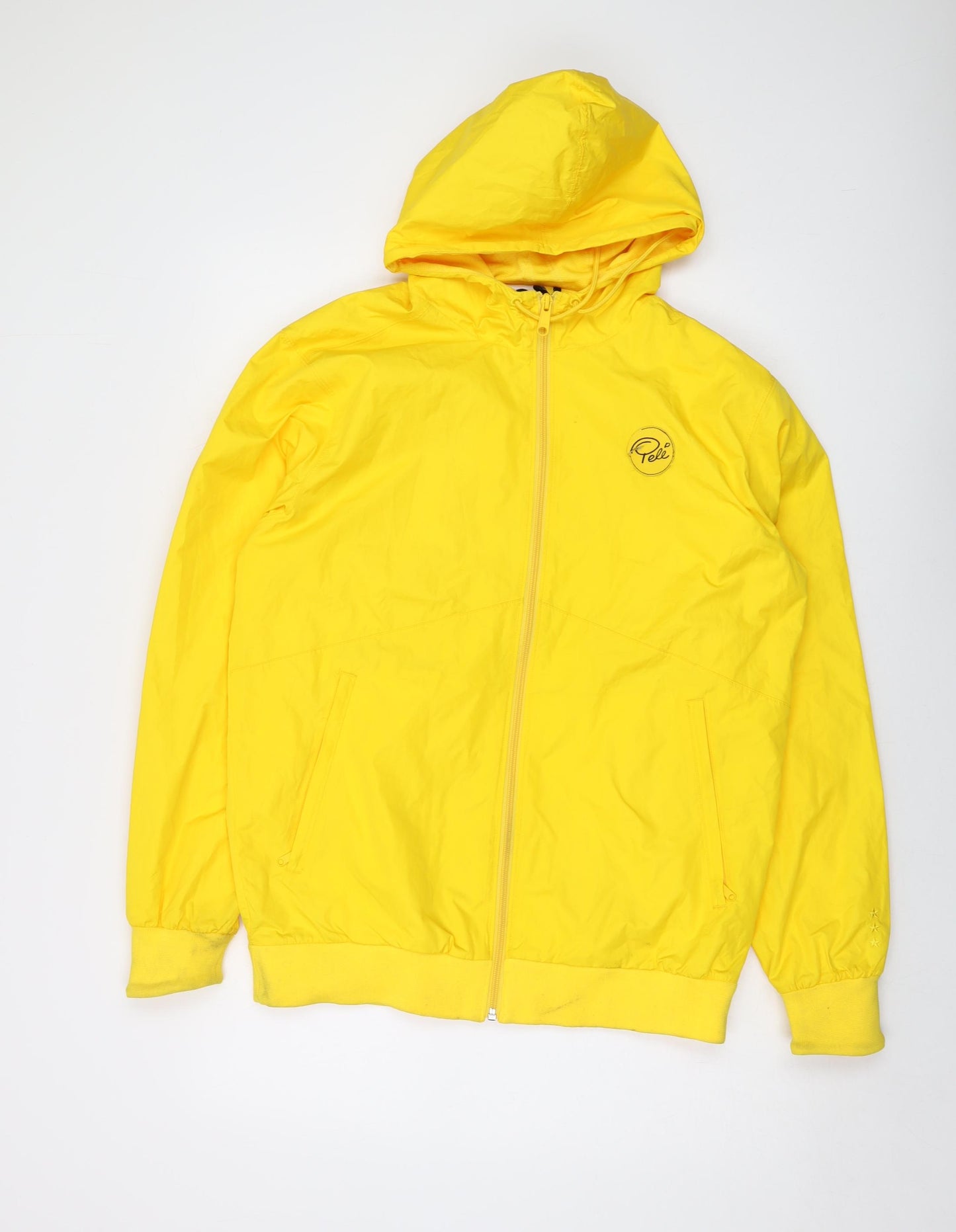 Pele Mens Yellow Jacket Size M Zip