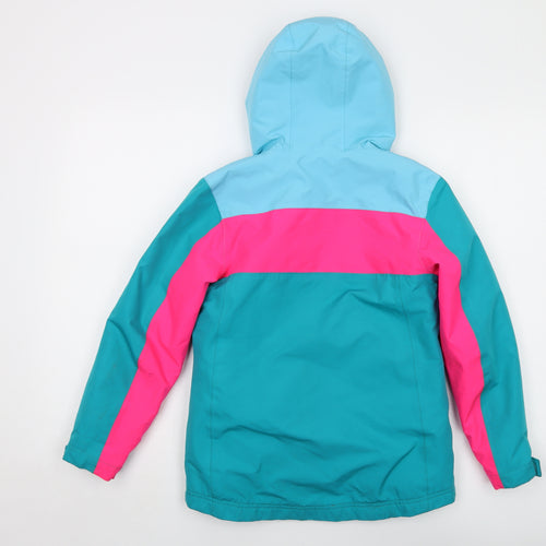Camprio Girls Blue Jacket Size 7-8 Years Zip