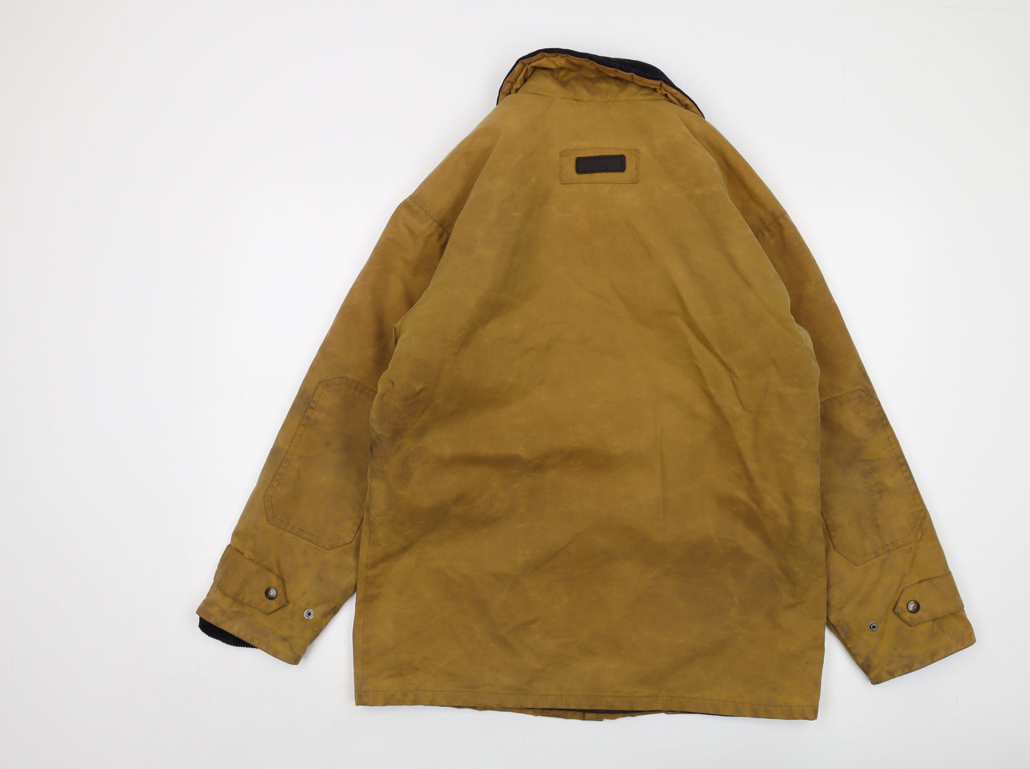 P.G Field Mens Brown Jacket Size XS Zip - Waxed Cotton