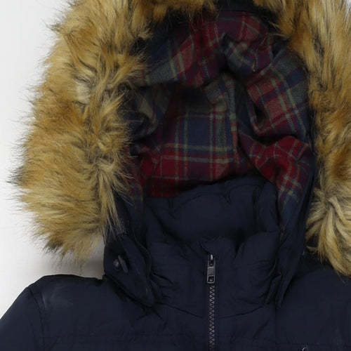 Jack Wills Womens Blue Jacket Size 14 Zip