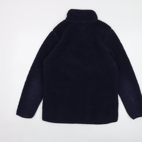 Joues Womens Blue Jacket Size 12 Zip