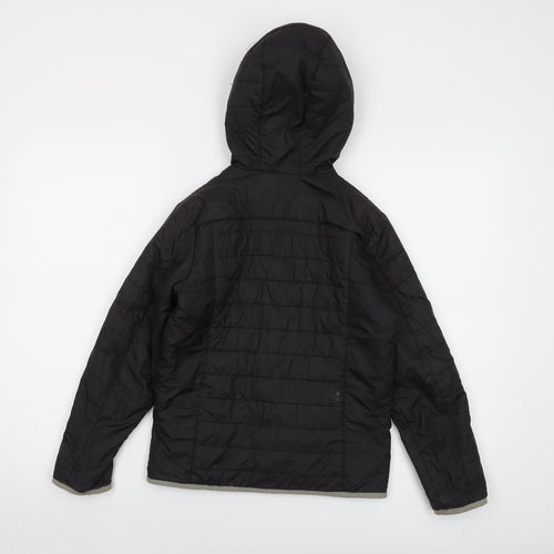 Quechua Boys Black Puffer Jacket Jacket Size 10 Years Zip