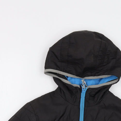 Quechua Boys Black Puffer Jacket Jacket Size 10 Years Zip