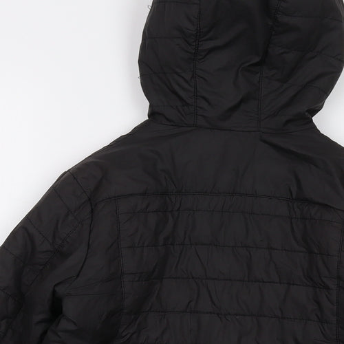 Quechua Boys Black Puffer Jacket Jacket Size 10 Years Zip