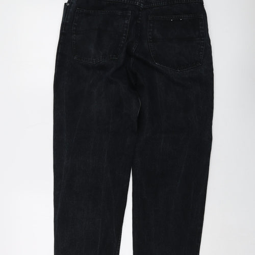 Stealth Womens Blue Cotton Mom Jeans Size 34 in L27 in Regular Button