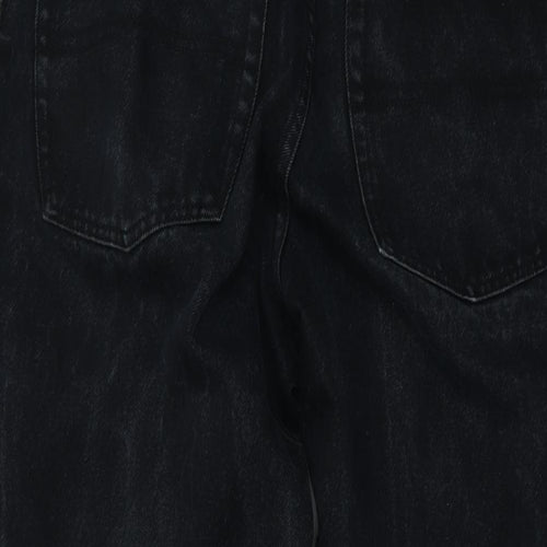 Stealth Womens Blue Cotton Mom Jeans Size 34 in L27 in Regular Button
