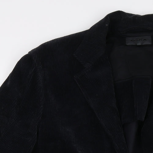 OSKA Mens Blue Jacket Size L Button