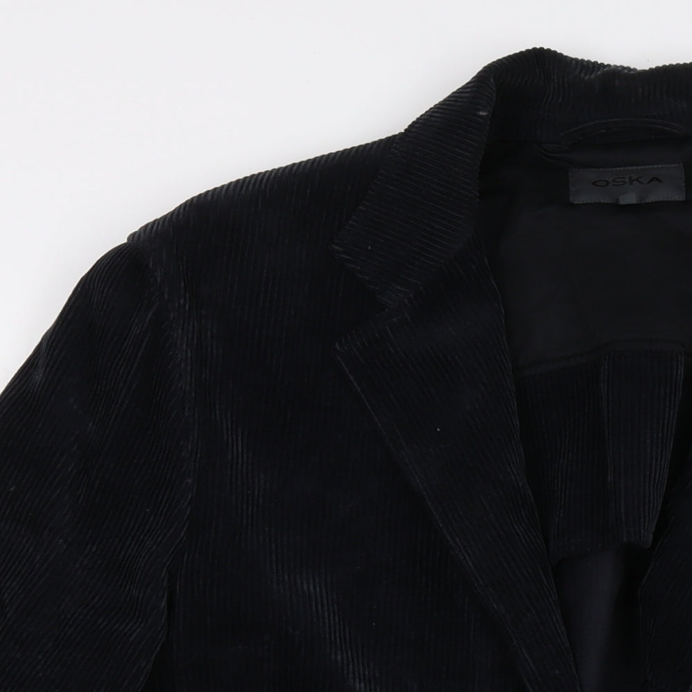 OSKA Mens Blue Jacket Size L Button