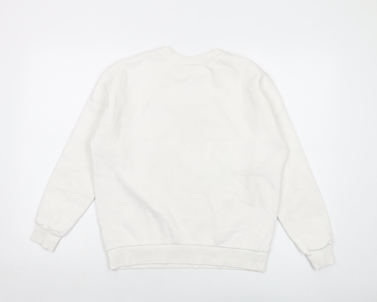 Ramones Womens Ivory Cotton Pullover Sweatshirt Size 10 Pullover