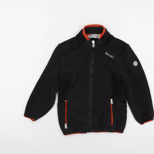 Regatta Boys Black Jacket Size 3-4 Years Zip