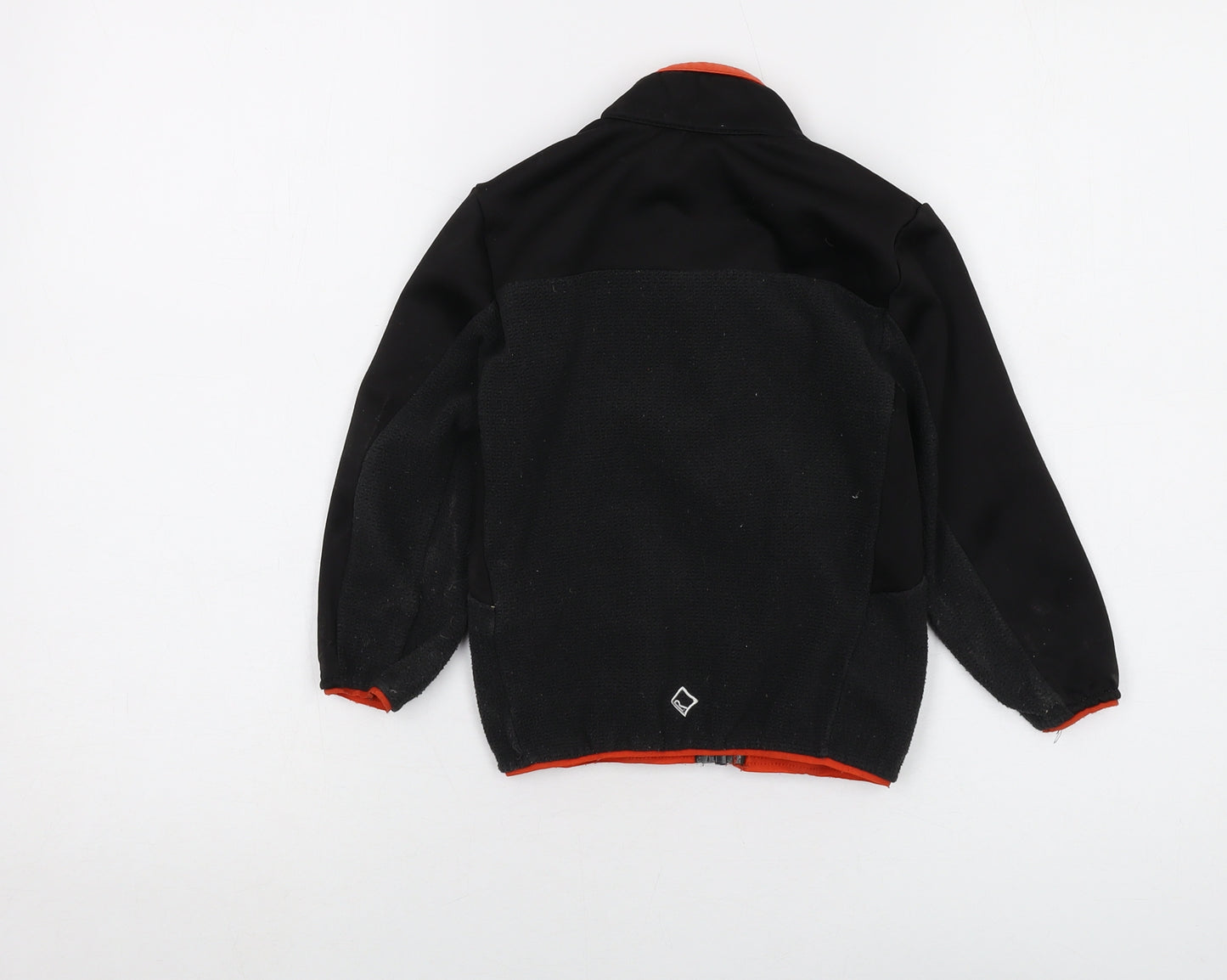 Regatta Boys Black Jacket Size 3-4 Years Zip