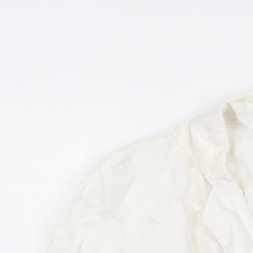 New Look Womens Ivory Jacket Size 12 Button