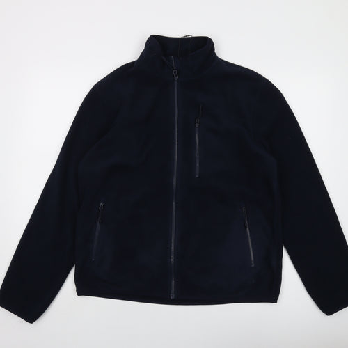 Marks and Spencer Mens Blue Jacket Size M Zip