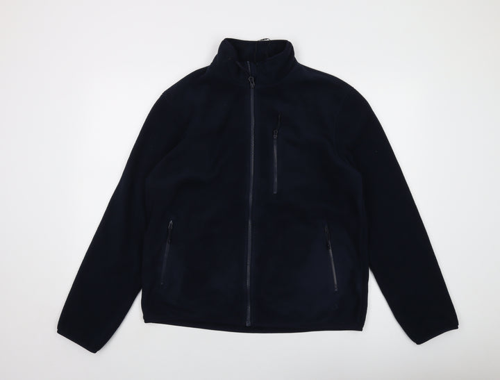 Marks and Spencer Mens Blue Jacket Size M Zip