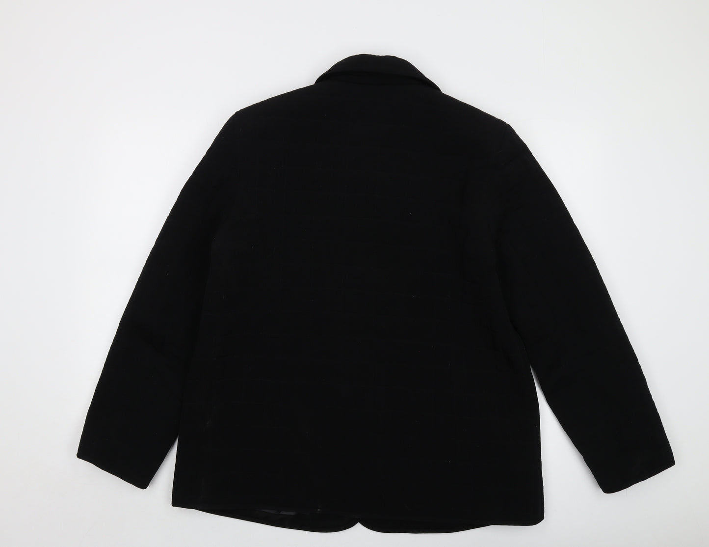 Gallery Womens Black Jacket Size L Snap