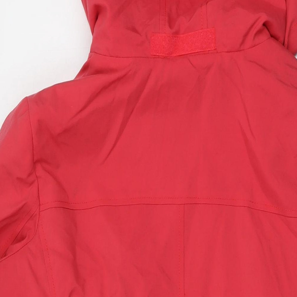 Marks and Spencer Womens Pink Parka Jacket Size 10 Zip