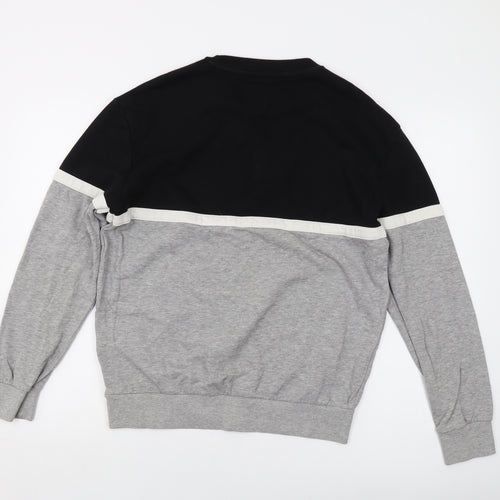 New Look Mens Grey Cotton Pullover Sweatshirt Size S