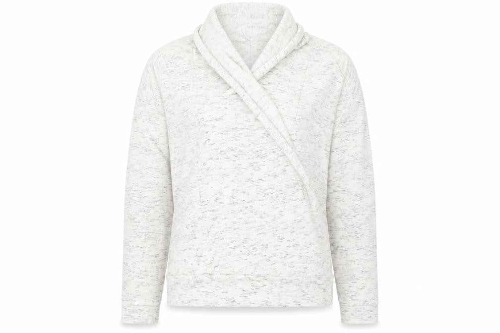 Marks & Spencer Womens Ivory Polyester Pullover Sweatshirt Size 14 Pullover