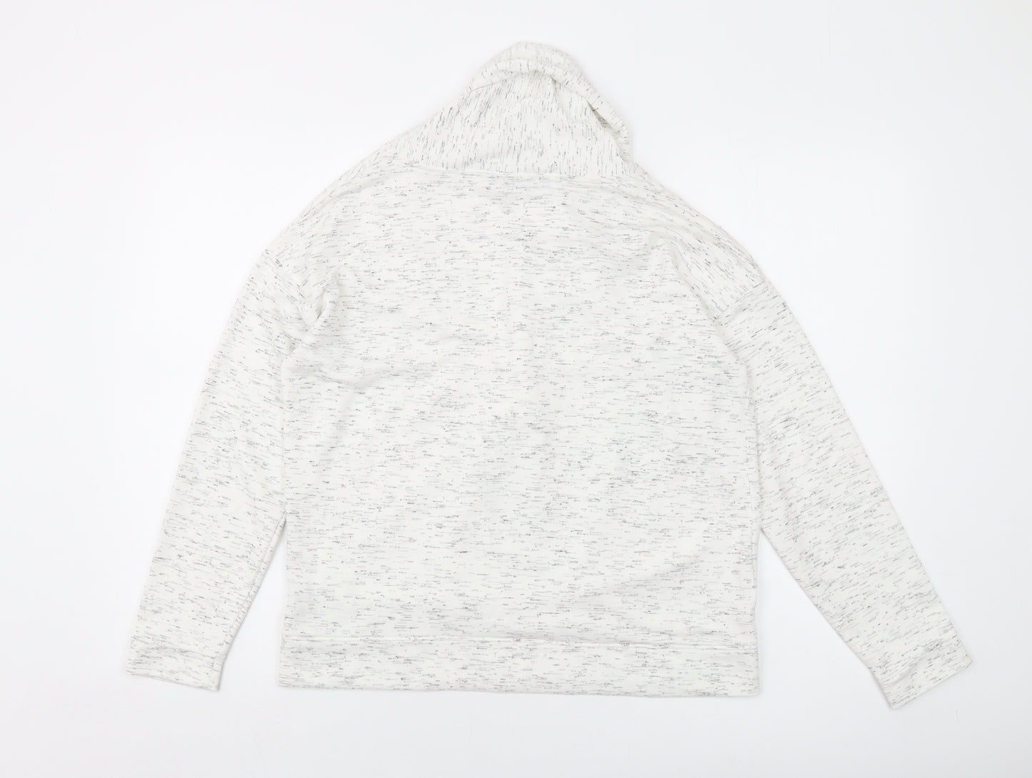 Marks and Spencer Womens Ivory Polyester Pullover Sweatshirt Size 14 Pullover