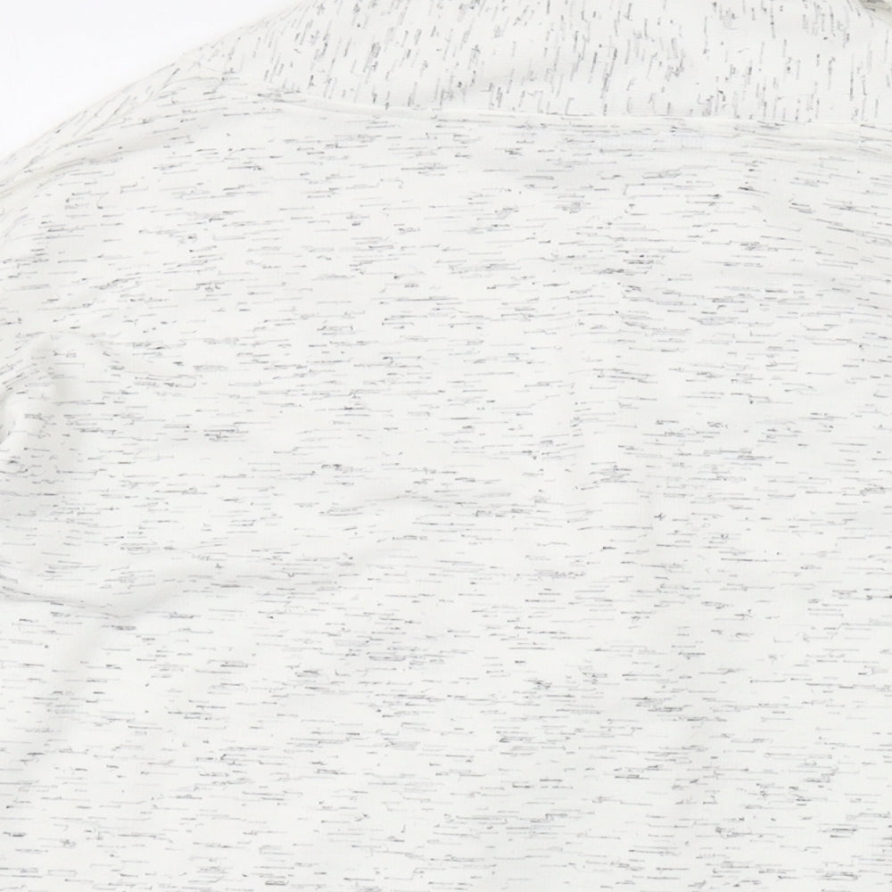 Marks and Spencer Womens Ivory Polyester Pullover Sweatshirt Size 14 Pullover