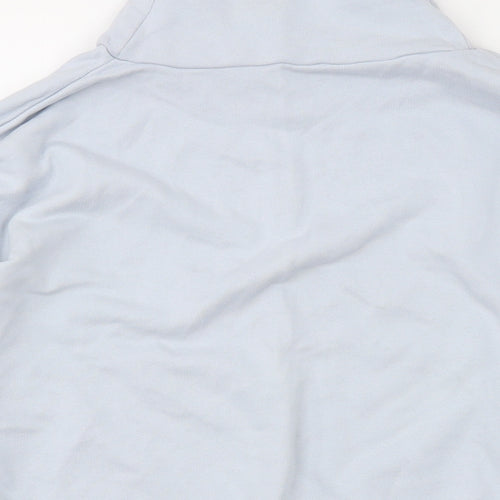 Lidex Womens Blue Cotton Pullover Sweatshirt Size M Pullover
