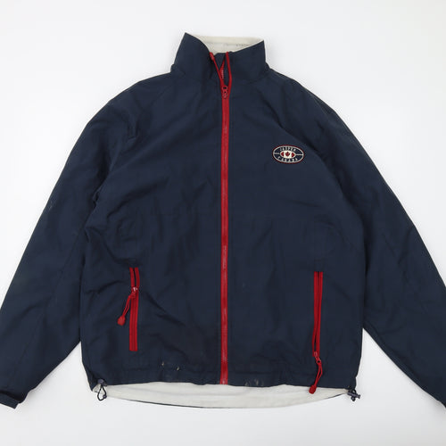 Jasper Canada Mens Blue Jacket Size L Zip - Vintage