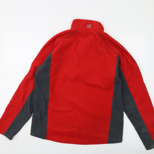 Berghaus Mens Red Polyester Pullover Sweatshirt Size M