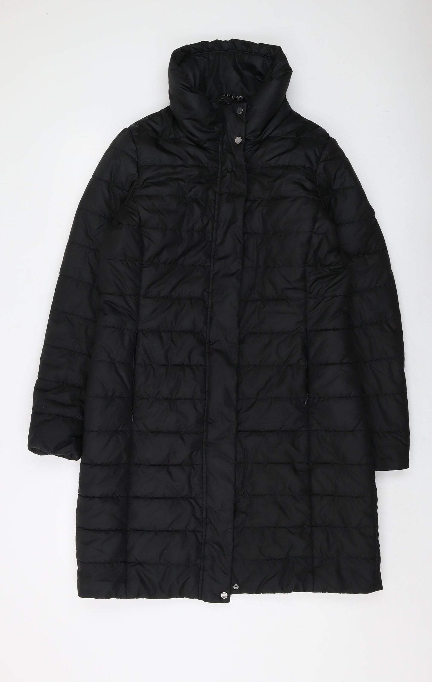 Geox Womens Black Jacket Size 12 Zip